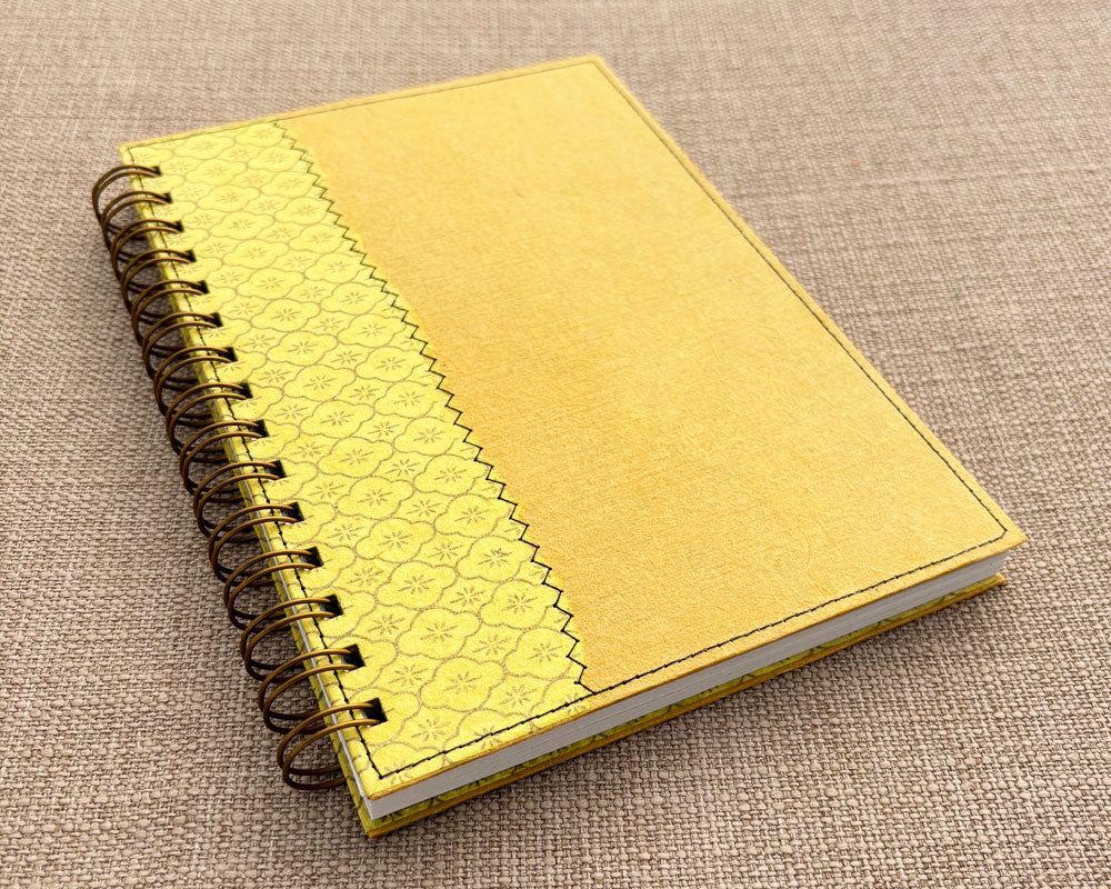 A5 Notebook Yellow Tile