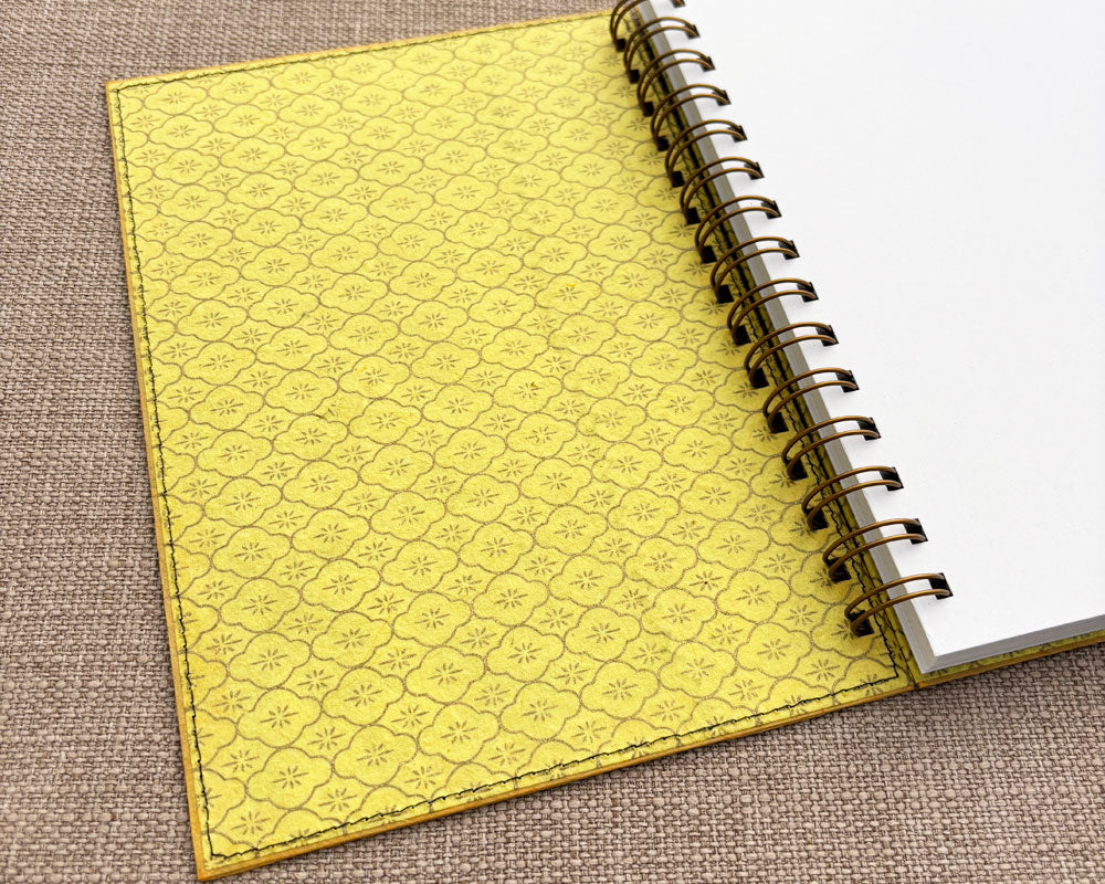 A5 Notebook Yellow Tile