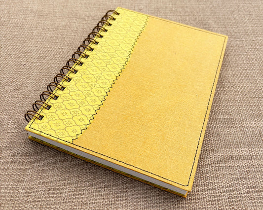 A5 Notebook Yellow Tile