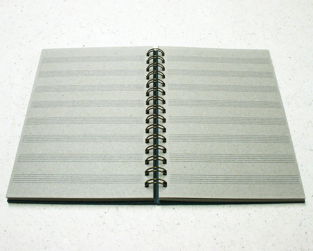 A5 Music Notebook Yellow