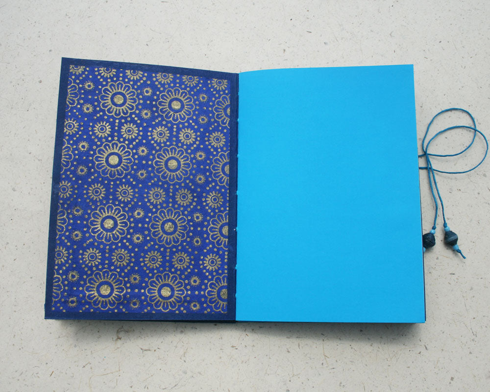5x7 Memory Journal Blue