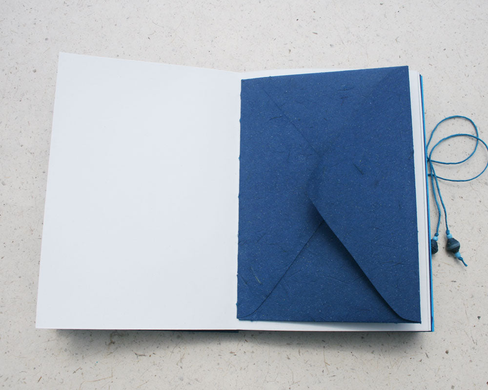 5x7 Memory Journal Blue