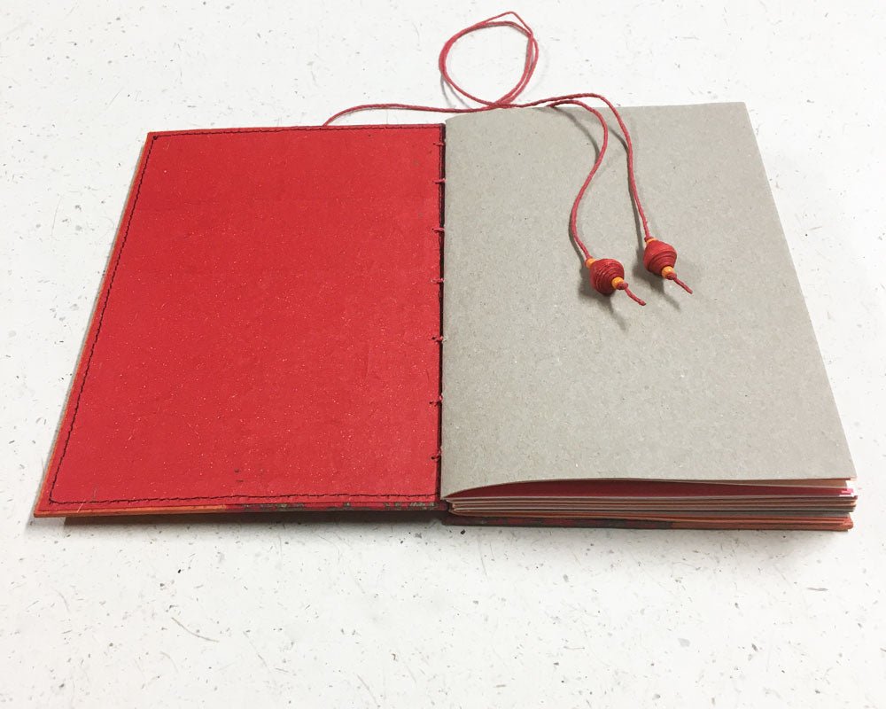 Little Book of Memories Journal Red Orange
