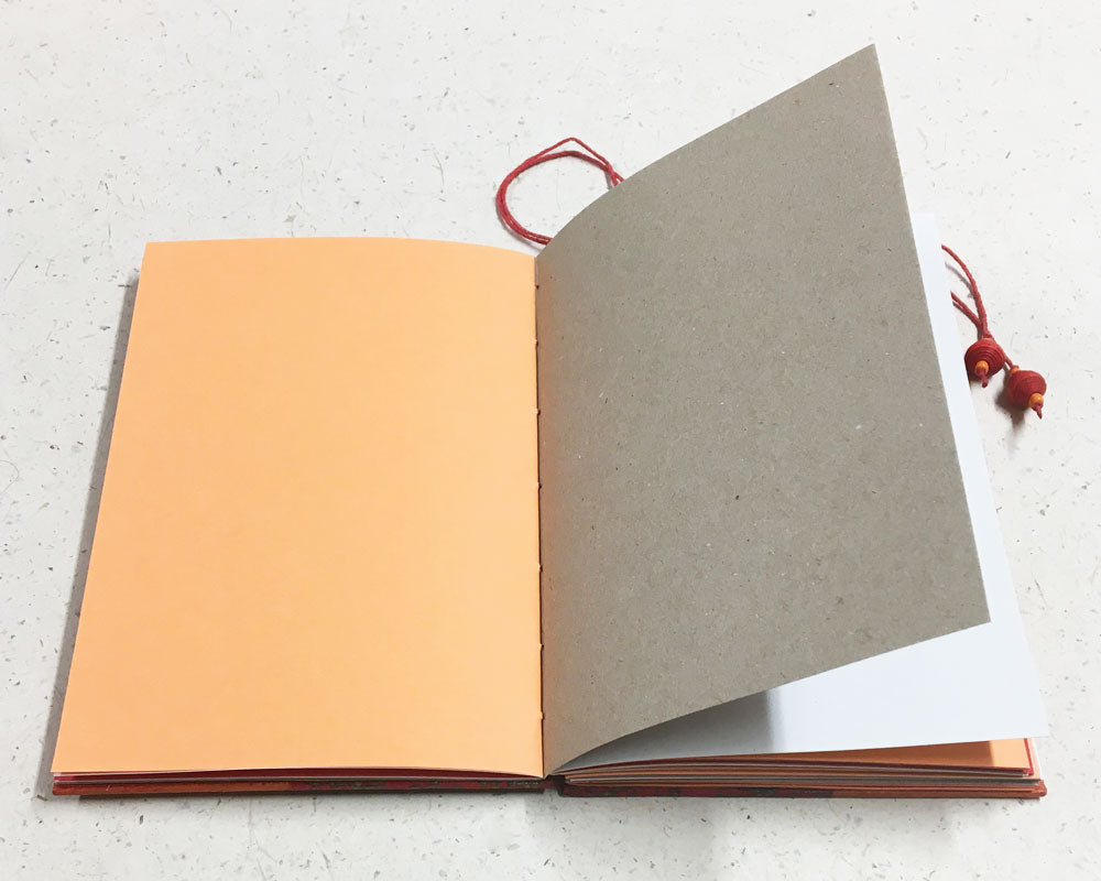 Little Book of Memories Journal Red Orange
