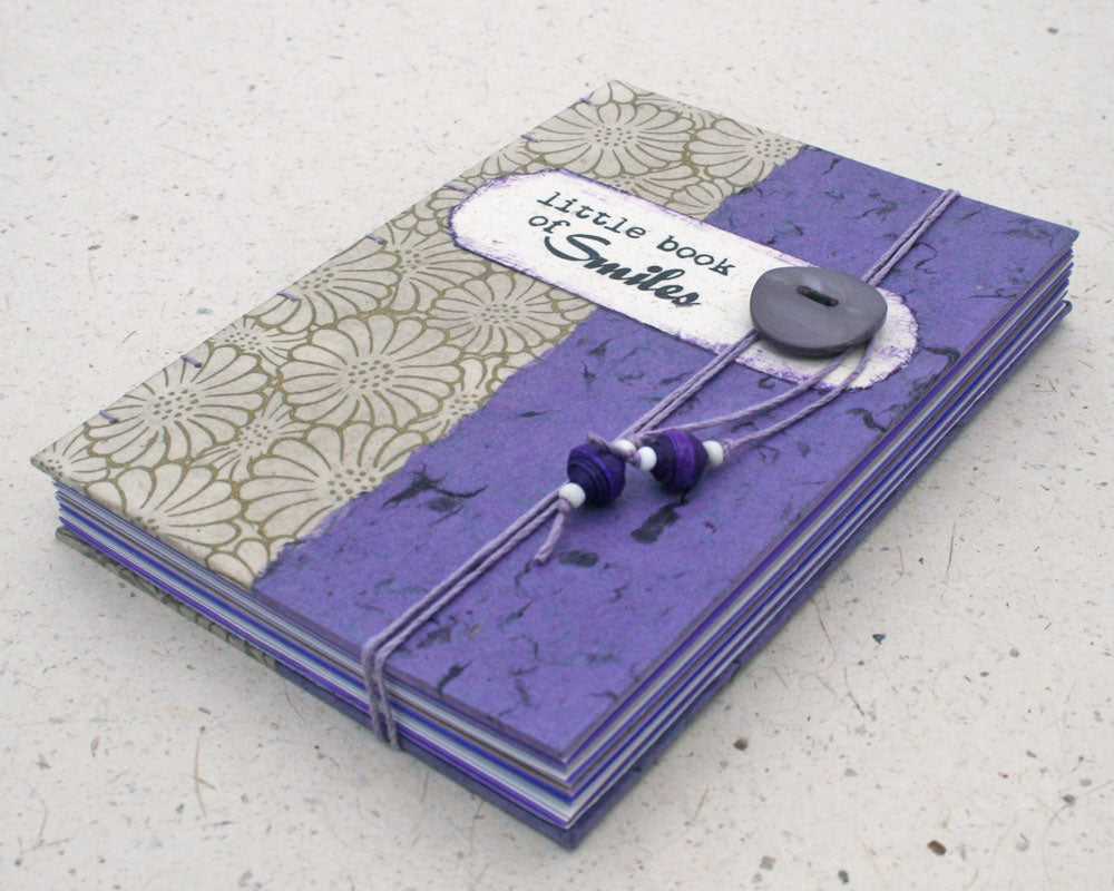 Little Book of Smiles Journal Purple