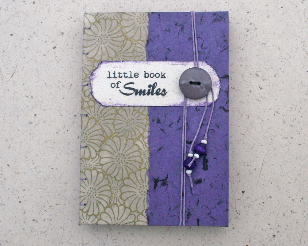 Little Book of Smiles Journal Purple