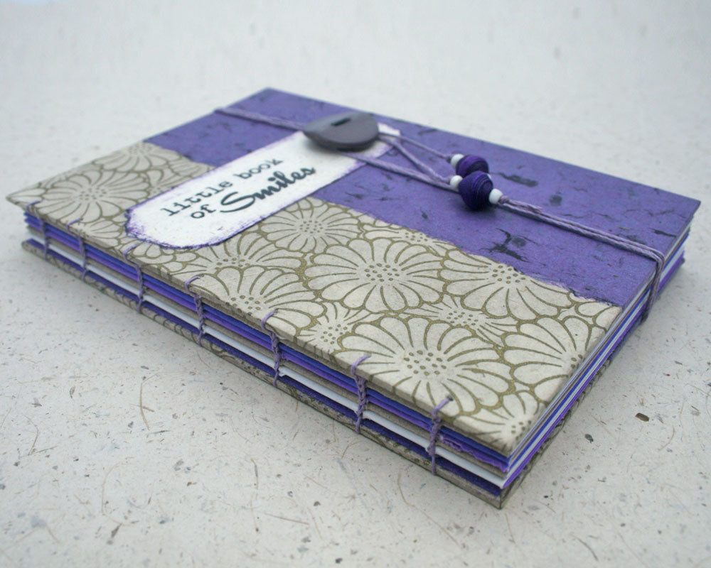 Little Book of Smiles Journal Purple