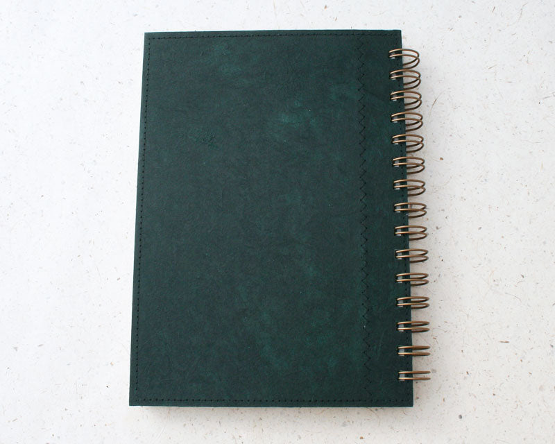 A5 Music Notebook Dark Green
