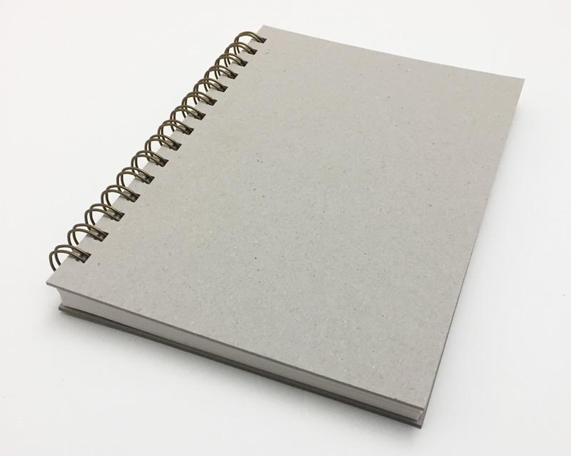 Naked Notebook A5 Blank White Pages